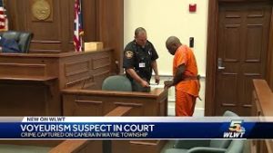 Voyeurism suspect caught on camera appears in court